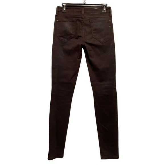 GENETIC Stem Mid Rise Skinny Jeans in Black Licorice - Picture 3 of 7